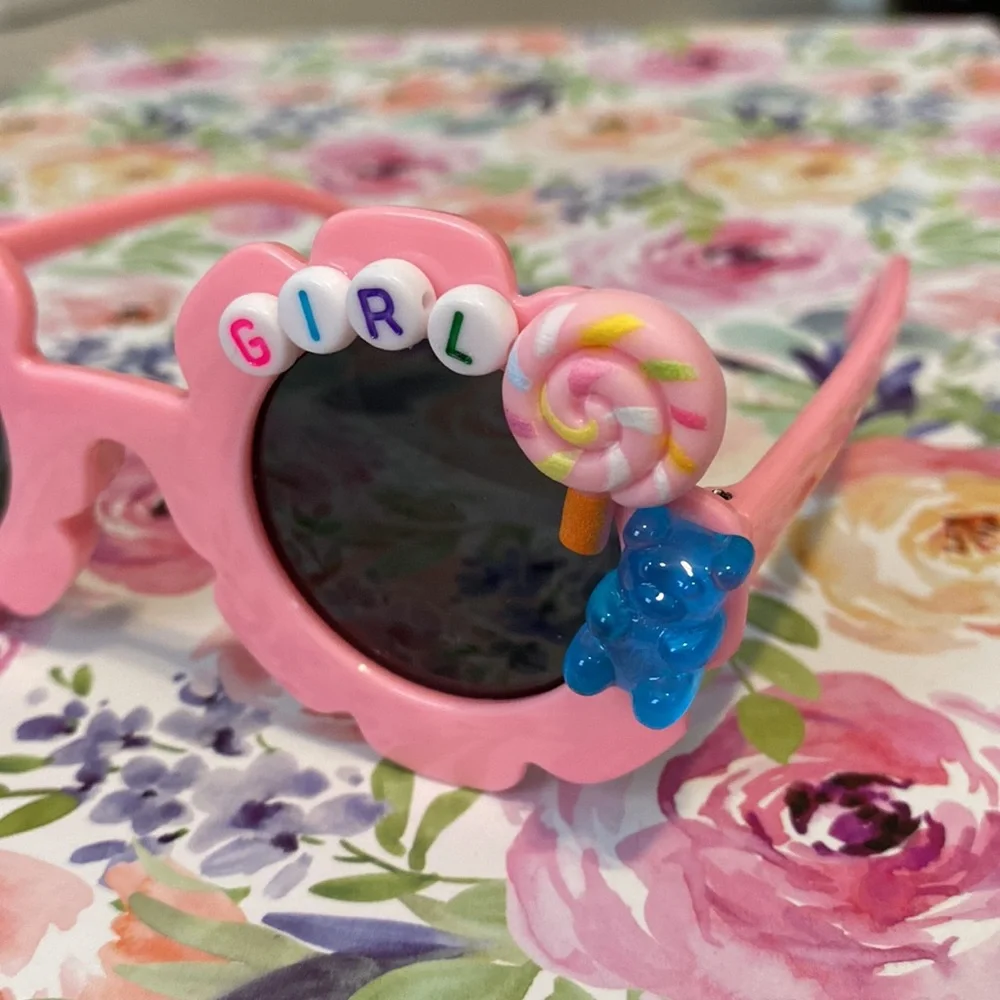 Girls candy girl pink sunglasses